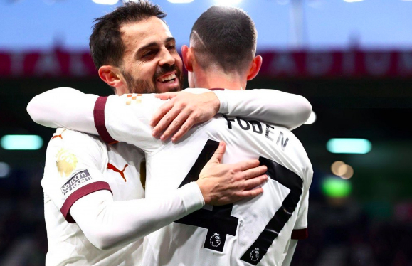  福登替补建功,曼城客场小胜伯恩茅斯  